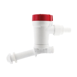 Rule Livewell Pump Angled Thru-Hull STC Series - 800 GPH